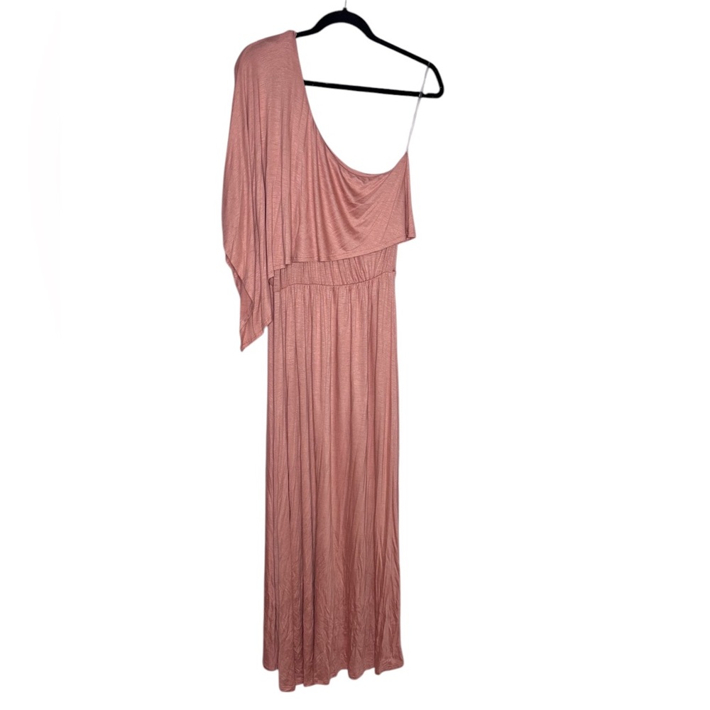 Love In | Asymmetrical One-Shoulder Dusty Pink Dress | Women’s Large | NWT - Picture 3 of 4